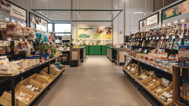 Der neu ausgerichtete Fressnapf Future Store (Musterfoto) im Süden Deutschlands punktet mit Erlebniswelten, Service und Dienstleistungen.