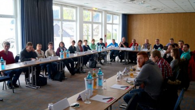 Die Teilnehmer des „Schlaufuxx-Seminars“ der Landfuxx-Gruppe.