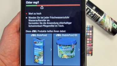 Teichwasseranalyse am Smartphone