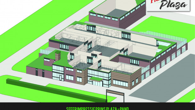 Rund 6.000 m² Fläche umfasst das neue Prins-Plaza. Rund 6.000 m² Fläche umfasst das neue Prins-Plaza.