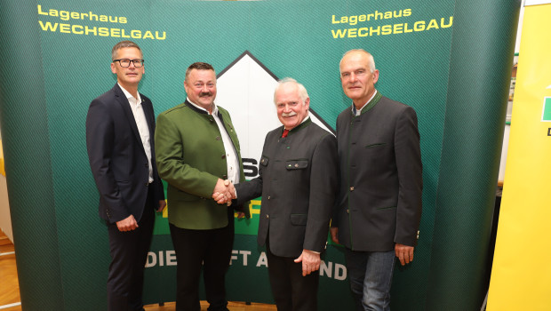 Konnten gute Zahlen verkünden (von links): Dir. DI Hermann Klapf, Konrad Schützenhöfer, Josef Haas und AR-Vorsitzender DI Roman Bruckner.