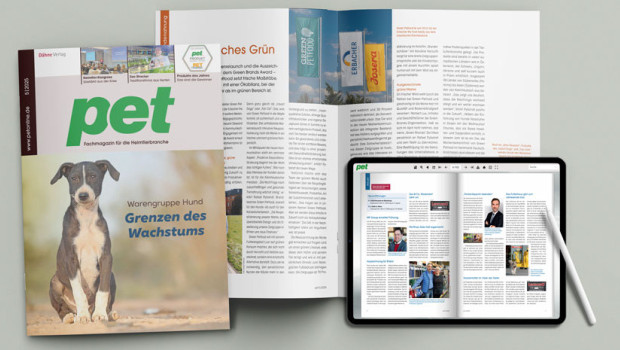 „Warengruppe Hund: Grenzen des Wachstums““ titelt die neue Ausgabe der pet.
