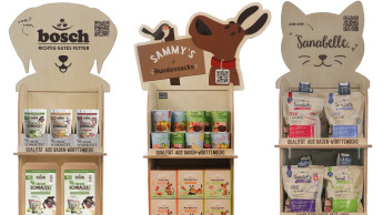Nachhaltige Holzdisplays für Fachhandelsmärkte