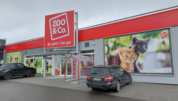Der Zoo & Co.-Markt im Handelscentrum Strausberg wird seine Verkaufsfläche im Herbst deutlich vergrößern. Das Bild zeigt einen Mustermarkt von Zoo & Co.