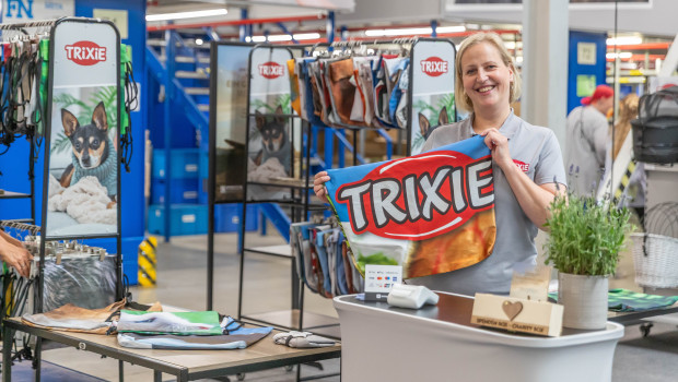 Dagmar Rohweder aus dem Trixie-Messeteam hat die Aktion ins Leben gerufen und realisiert.
