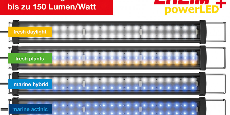 LED-Leuchten von Eheim.
