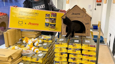 Josera und Nils Jacobi unterstützen Tierheim Hilden