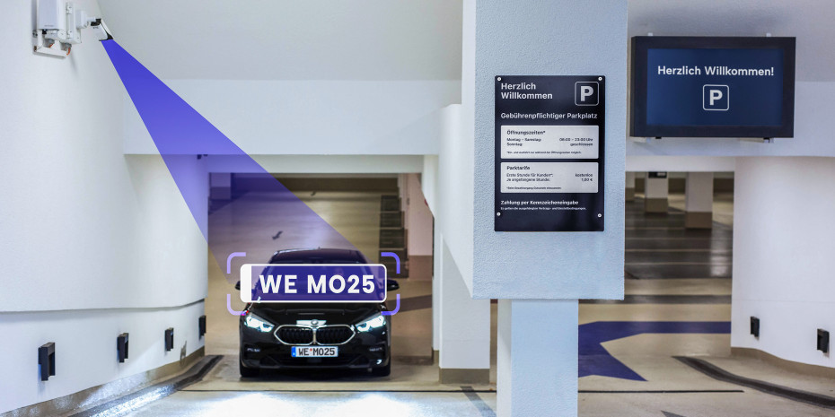 Automatischer Check-out: Die KI-basierte Plattform erkennt das Fahrzeug bei der Ausfahrt – kein Suchen nach dem Parkticket, keine defekte Schranke. Automatischer Check-out: Die KI-basierte Plattform erkennt das Fahrzeug bei der Ausfahrt – kein Suchen nach dem Parkticket, keine defekte Schranke.