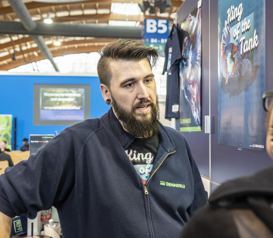 „Es war eine Super-Messe“, resümierte Tobias Eller von Dennerle.