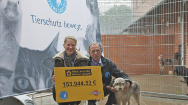 153.944 &euro; für den Tierschutz