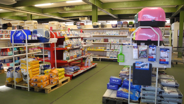 Der ehemalige SB-Markt für Heimtiere macht dicht.