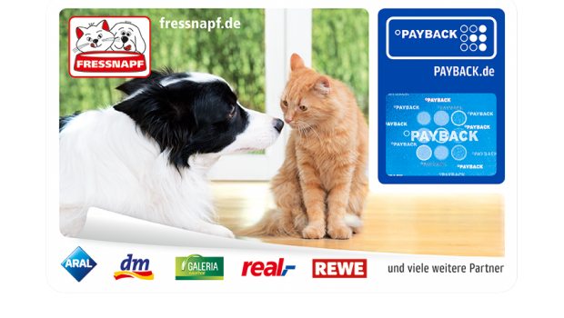 Die neue Payback-Karte von Fressnapf. Die neue Payback-Karte von Fressnapf.