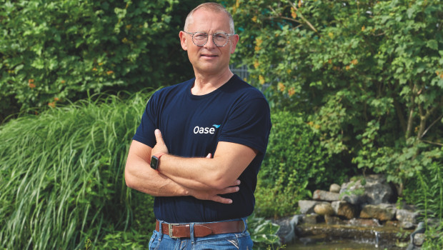 Oase profitiert stark von seiner ausgefeilten Diversifizierungsstrategie, im Bild: CEO Thorsten Muck.