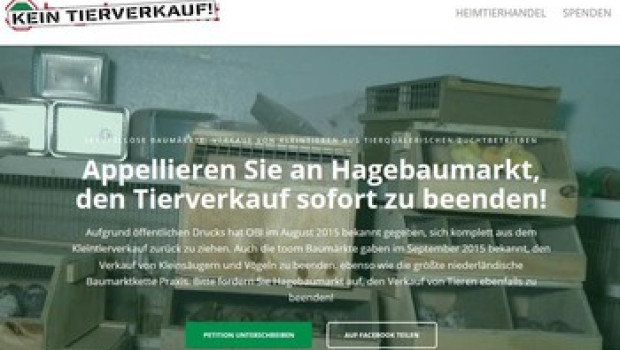 Die Hagebau steht erneut im Mittelpunkt von Protestaktionen der Tierschutzaktivisten von Peta, u. a. auch im Internet. Die Hagebau steht erneut im Mittelpunkt von Protestaktionen der Tierschutzaktivisten von Peta, u. a. auch im Internet.
