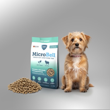 Die Kombination aus getreidefrei, kaltgepresst und mikrobiellem Protein ist das Ergebnis von Pionierarbeit.