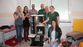 Sagaflor spendet ans Tierheim Beuern 