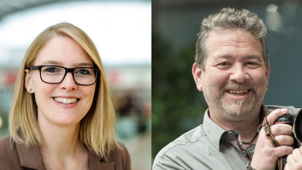 Neu im Redaktions-Team:  Sarah Daubert und  Oliver Mengedoht