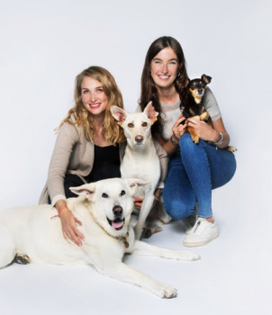 Die Firmengründerinnen Tessa Zaune-Figlar (links) und Valerie Henssen ernähren sich selbst vegan.
