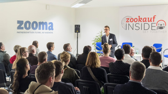 Auf der „Zookauf Inside – Get together“ wurde das neue Konzept zuerst den Partner vorgestellt.