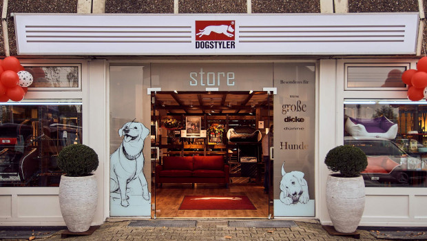 Zwei Etagen und rund 240 m² Verkaufsfläche umfasst der neue Dogstyler-Standort. Zwei Etagen und rund 240 m² Verkaufsfläche umfasst der neue Dogstyler-Standort.
