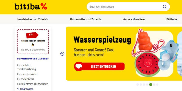 Bitiba wird Kundenknig fr Heimtie... - pet-online