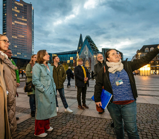 Führungen durch die alte Stadt Leipzig.