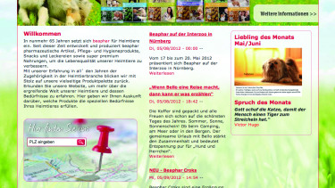 Beaphar mit neuer Website