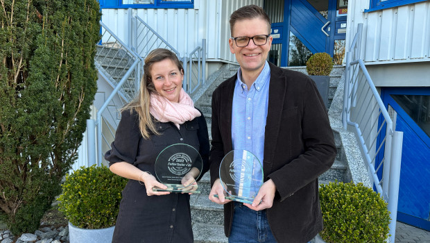 Die beiden Futtertester-Geschäftsführer Katharina Siebel und Stephan Schlüter führten durch das Programm.