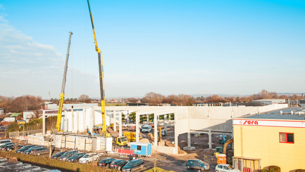 Ab März 2017 soll der Betrieb in der neuen Halle aufgenommen werden.