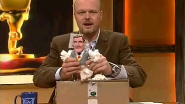 Karlie-Politiker im TV