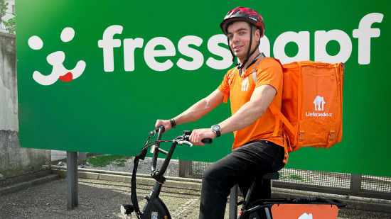 Online bestellt, in unter einer Stunde geliefert: Fressnapf-Kooperationspartner Lieferando macht es in Österreich möglich.