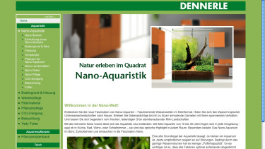 Neue Website von Dennerle