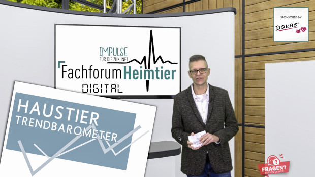 Stephan Schlüter stellte die Ergebnisse beim Fachforum Heimtier Digital vor.