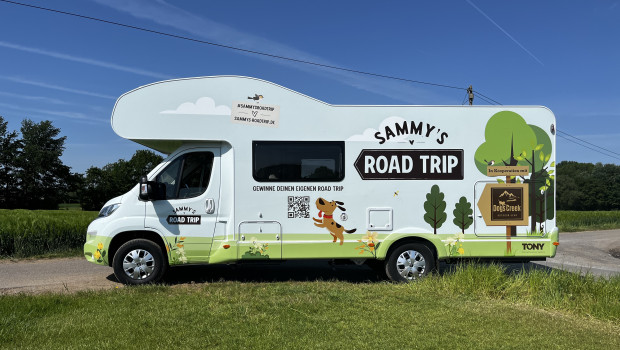 Der Camper wurde für den Roadtrip speziell ausgestattet.