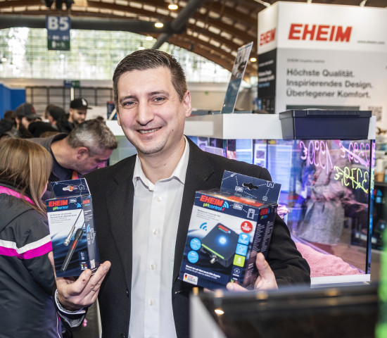 Eduard Gerzen von Eheim versprach spannende, weitere digitale Produkte im Sortiment.