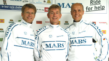 Mars-Team auf den Spuren der Tour