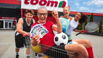 Toom sammelt erstmals mit Toom sammelt erstmals mit