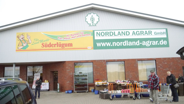 Der neue Landmarkt in Süderlügum.