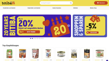 Europäischer Online-Petshop Bitiba feiert Jubiläum