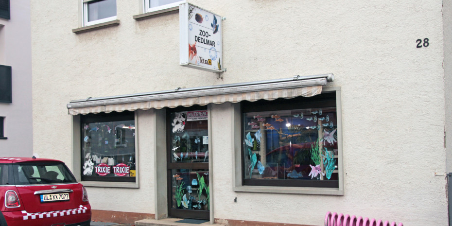 Das kleine Geschäft befindet sich Beginn an diesem Standort in der Bahnhofstraße in Langenau nahe Ulm.
