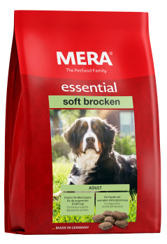 Mera Tiernahrung, Mera essential soft brocken, Hundefutter mit Semi-Moist-Kroketten