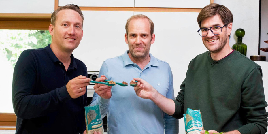 Wolfgang Maurer (Mitte) hat  zusammen mit Stephan Freh (links) und Patrick Etz (rechts) das Unternehmen Hellobello gegründet.