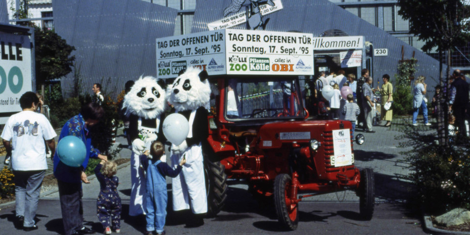 Tag der offenen Tür im Kölle Zoo Stuttgart 1995.