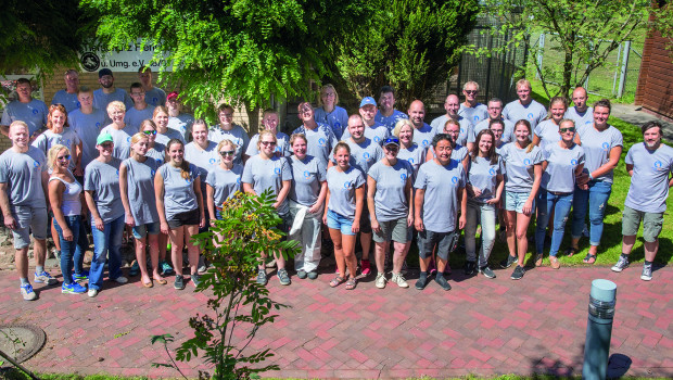 48 Trixie-Mitarbeiter wirkten an dem sozialen Projekt mit. 48 Trixie-Mitarbeiter wirkten an dem sozialen Projekt mit.