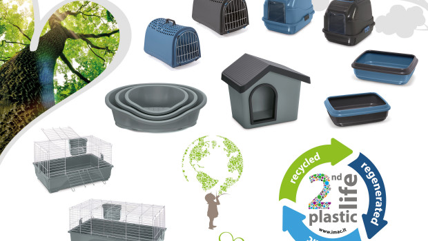 Imac, Nachhaltigkeit, 2nd Life Plastic, Transportbox LINUS, Katzentoilette EASY Cat, JERRY, das Haus ZEUS, Bett DIDO,  Nagerkäfig EASY 80