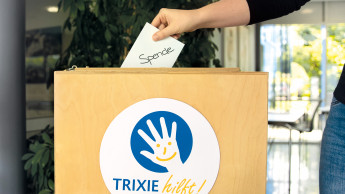 Trixie-Mitarbeiter sammeln Spenden